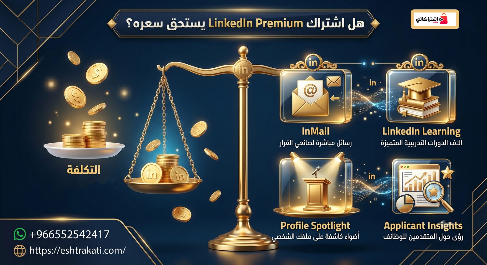 هل اشتراك LinkedIn Premium يستحق سعره؟