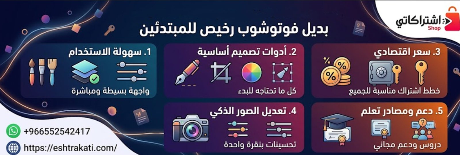 بديل فوتوشوب رخيص للمبتدئين