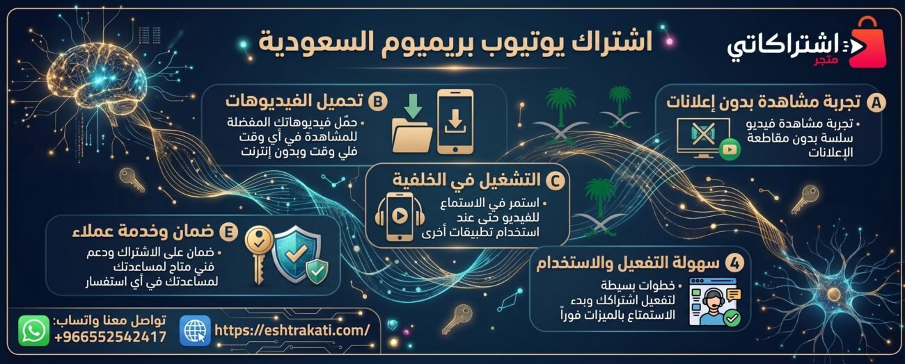اشتراك يوتيوب بريميوم السعودية: دليلك الكامل للحصول على تجربة YouTube Premium