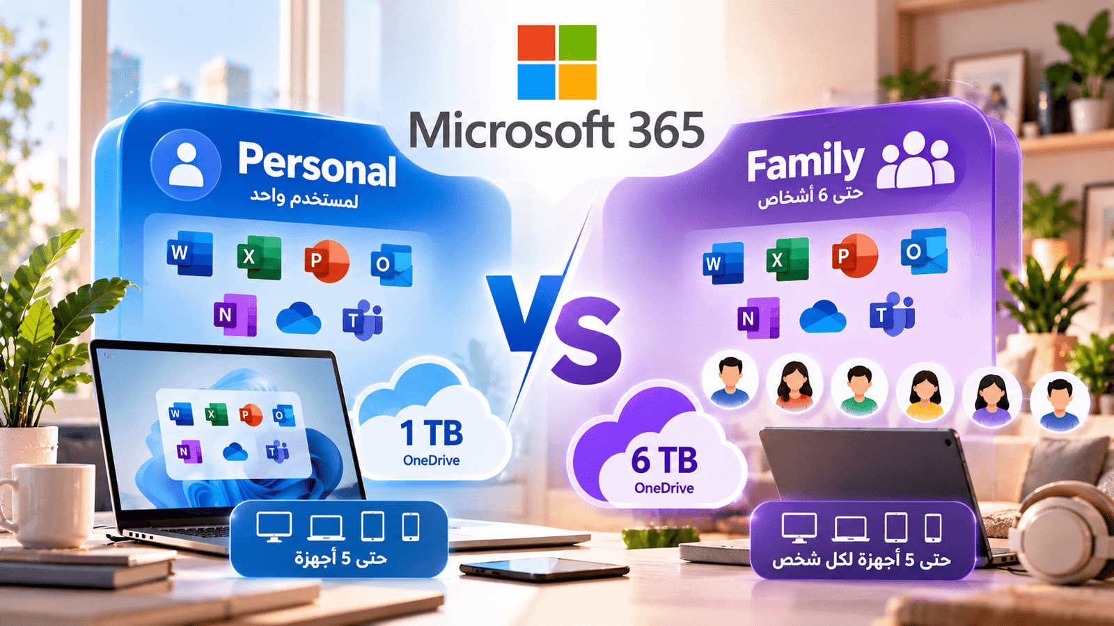 Microsoft 365 Personal وFamily