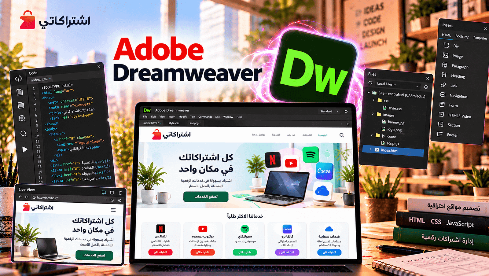 دريم ويفر (Adobe Dreamweaver)